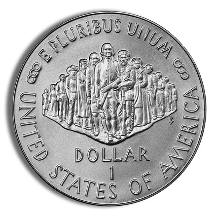 1987 p $1 constitution silver commem bu