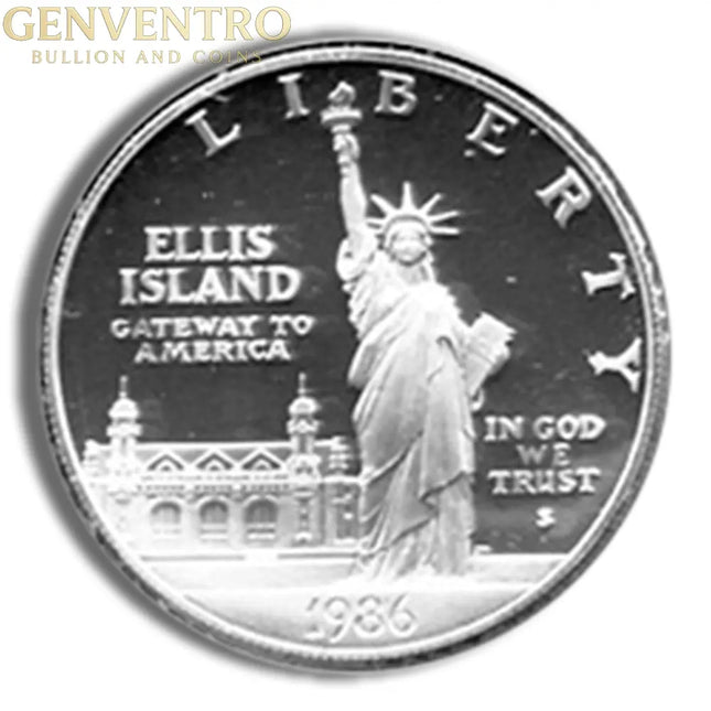 1986-S $1 Statue of Liberty Silver Commem - Proof Genventro Bullion and Coins