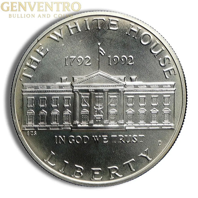 1992-D $1 White House Silver Commem - BU Genventro Bullion and Coins