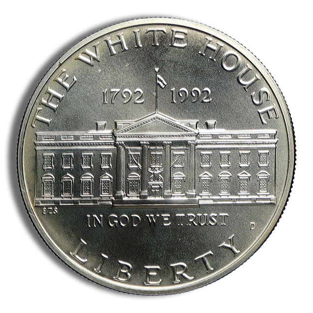 1992 d $1 white house silver commem bu