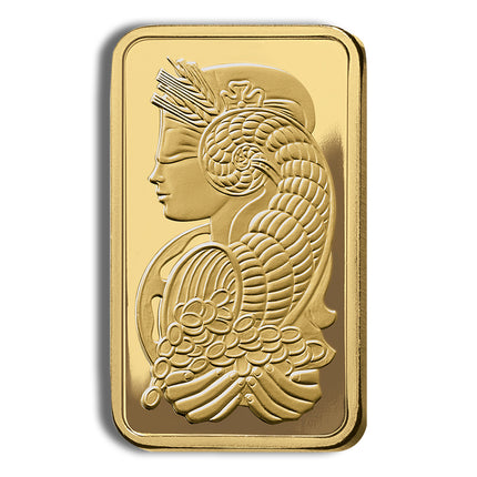 1/2 oz gold bar pamp fortuna (carded)