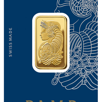 20 gram gold bar pamp fortuna (carded)