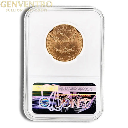 $10 Gold Liberty Eagle - NGC MS63 Genventro Bullion and Coins