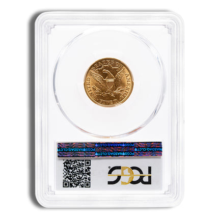 $5 gold liberty half eagle pcgs ms61