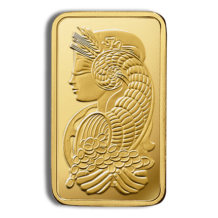 25 x 1 g gold bar pamp multigram gold bar (carded)