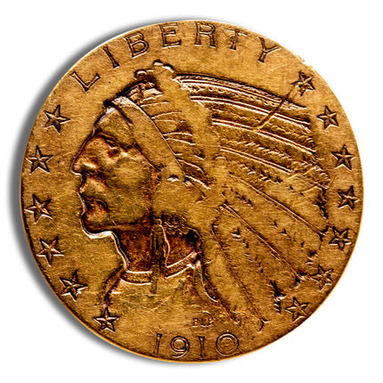 $5 gold indian half eagle any grade