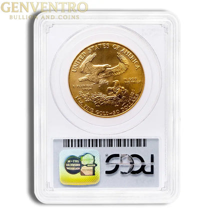 1986 1 oz Gold Eagle $50 PCGS MS69 Genventro Bullion and Coins