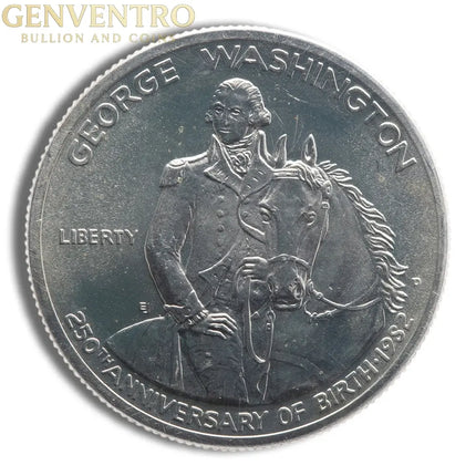 1982-D George Washington Silver Half Dollar - BU Genventro Bullion and Coins