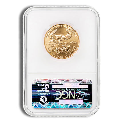 1986 1/2 oz gold eagle $25 ngc ms69