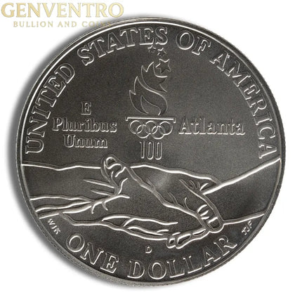 1995-D $1 Track & Field Silver Commem - BU Genventro Bullion and Coins