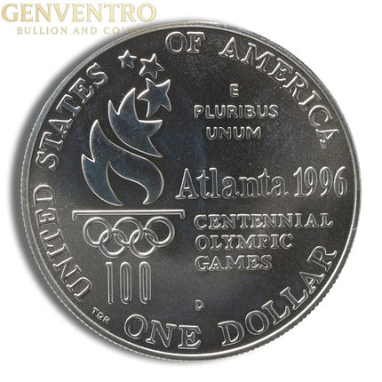1996-D $1 Wheelchair Silver Commem - BU Genventro Bullion and Coins