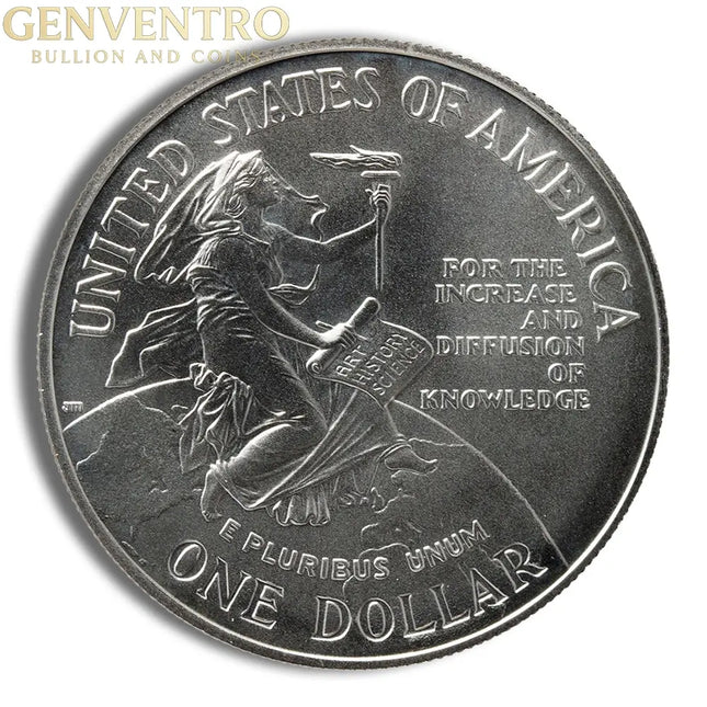 1996-D $1 Smithsonian Silver Commem - BU Genventro Bullion and Coins