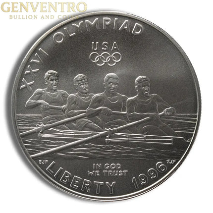 1996-D $1 Rowing Silver Commem - BU Genventro Bullion and Coins