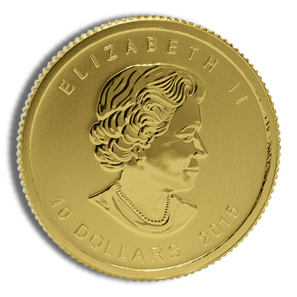 2015 1/4 oz canadian polar bear &amp; cub gold coin