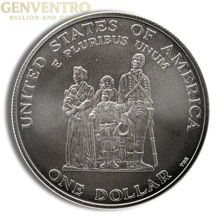 1998-S $1 Black Patriots Silver Commem - BU Genventro Bullion and Coins