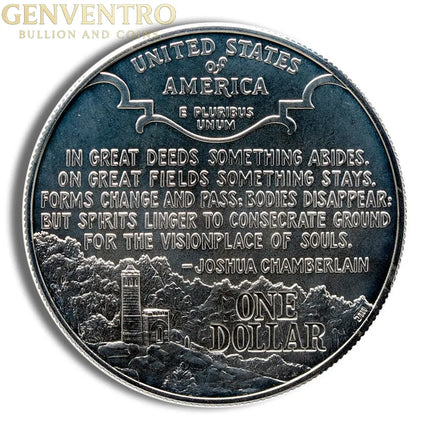 1995-P $1 Civil War Silver Commem - BU Genventro Bullion and Coins