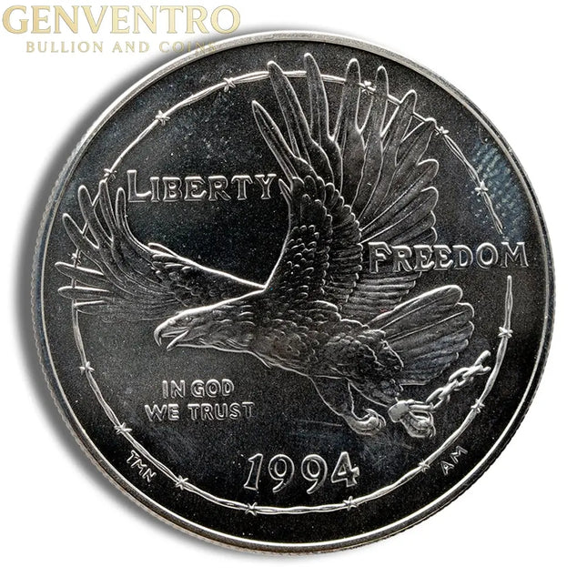 1994-W $1 Prisoner of War Silver Commem - BU Genventro Bullion and Coins