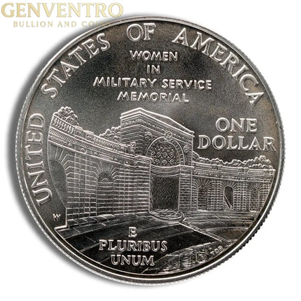 1994-W $1 Women in Military Silver Commem - BU Genventro Bullion and Coins