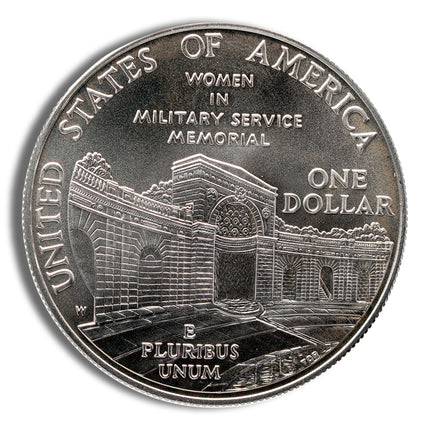 1994 w $1 women in military silver commem bu