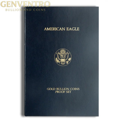 Four Coin Proof Gold Eagle Set - Box/COA (Date Varies) Genventro Bullion and Coins