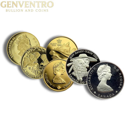1987-2003 Canada 1/4 oz Gold Coin $100 (14k) Genventro Bullion and Coins
