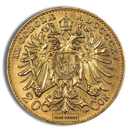 austria 20 corona gold coin