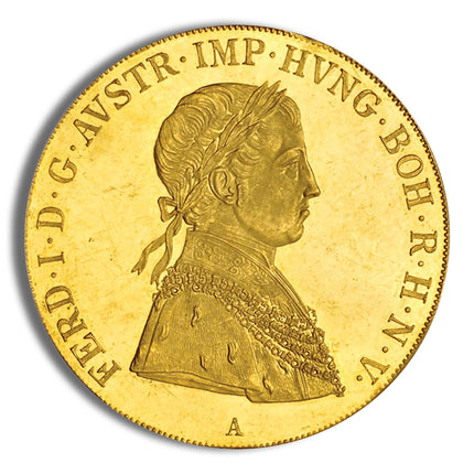 austria 4 ducat gold coin