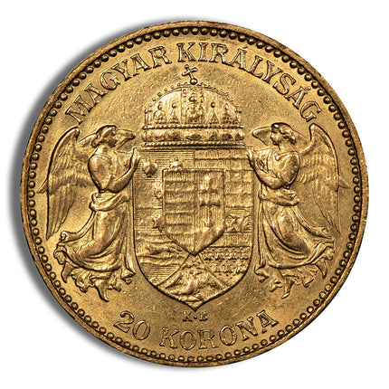 hungary 20 korona gold coin