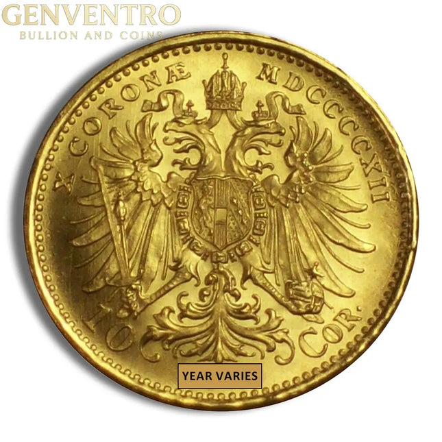 Austria 10 Corona Gold Coin Genventro Bullion and Coins