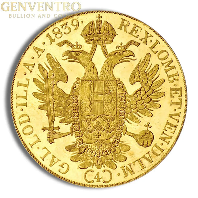 Austria 4 Ducat Gold Coin Genventro Bullion and Coins