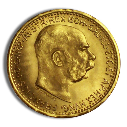 austria 10 corona gold coin
