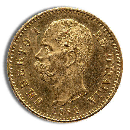 italy 20 lire gold coin