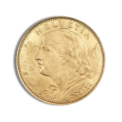 switzerland gold 10 francs (1911 1922)