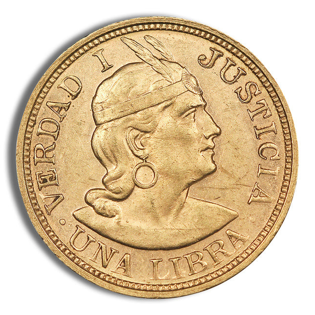 peru 1 libra gold coin