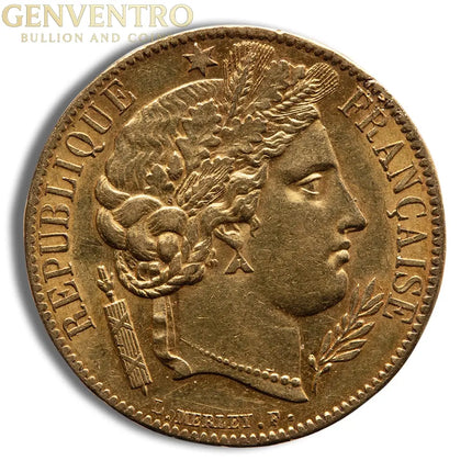 France Gold 20 Francs - Ceres (1849-1851) Genventro Bullion and Coins