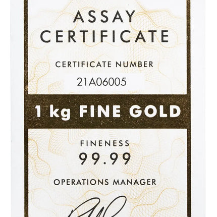 1 kilo Gold Bar - Brand Varies .9999 (COMEX Brand) Genventro Bullion and Coins