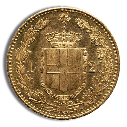 italy 20 lire gold coin