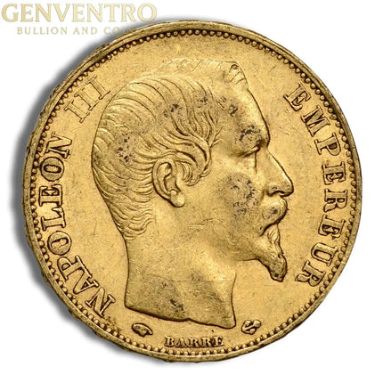 France Gold 20 Francs - Napoleon III (1852-1870) Genventro Bullion and Coins