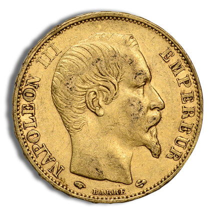 france gold 20 francs napoleon iii (1852 1870)