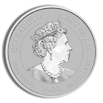 2020 1/3 oz australian striped marlin platinum coin