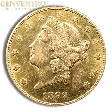 $20 Gold Liberty Double Eagle - Any Grade Genventro Bullion and Coins
