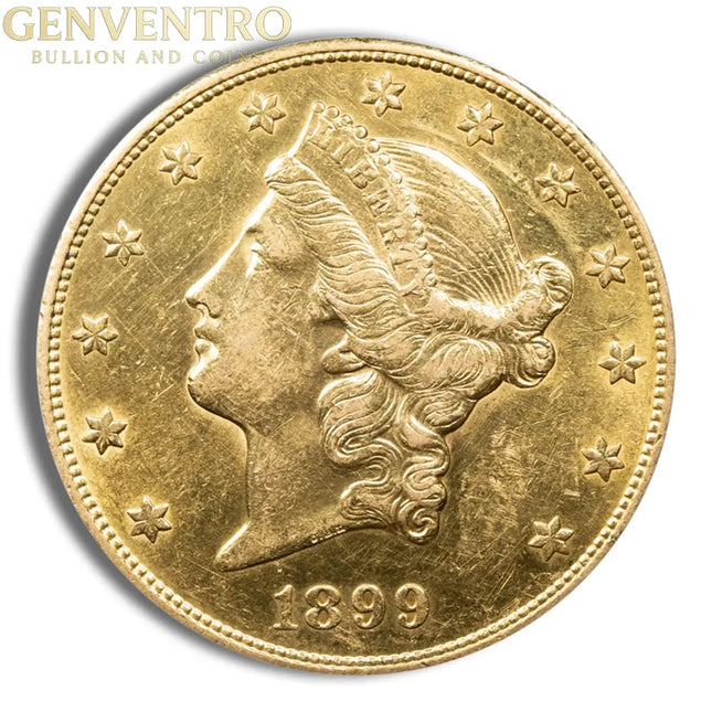 $20 Gold Liberty Double Eagle - Any Grade Genventro Bullion and Coins