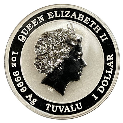 2 oz tuvalu bald eagle silver coin (year varies)