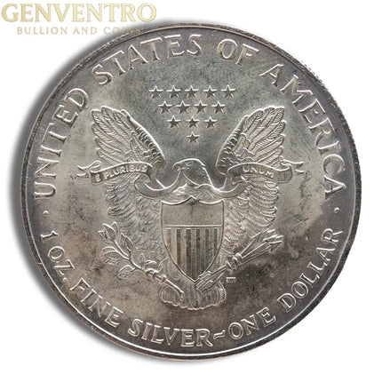1996 Silver American Eagle - Impaired Genventro Bullion and Coins
