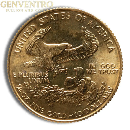 1986 1/4 oz Gold Eagle - BU (MCMLXXXVI) Genventro Bullion and Coins