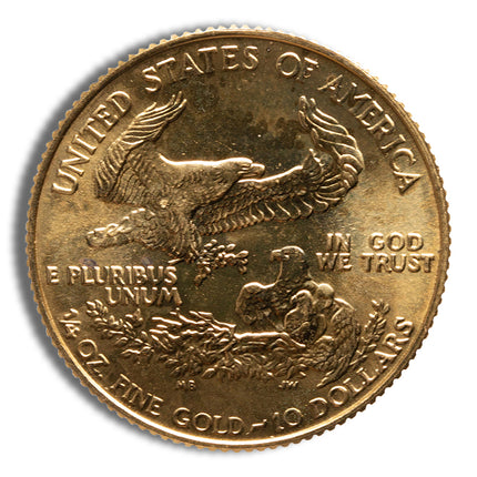 1986 1/4 oz gold eagle bu (mcmlxxxvi)
