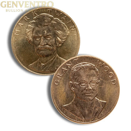 1 oz U.S. Mint Commemorative Arts Gold Medal Genventro Bullion and Coins