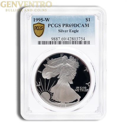 1995-W Proof Silver Eagle PCGS PR69 - Key Date Genventro Bullion and Coins