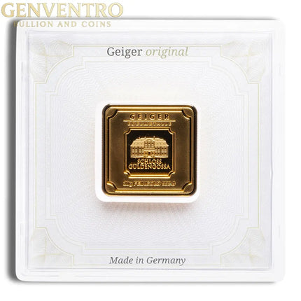 20 gram Gold Bar - Geiger (In Assay) Genventro Bullion and Coins