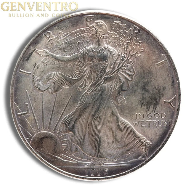 1996 Silver American Eagle - Impaired Genventro Bullion and Coins